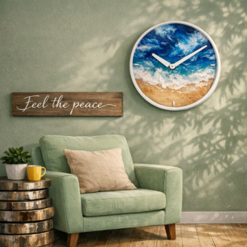 Redesign your wall with our Resin clock’s